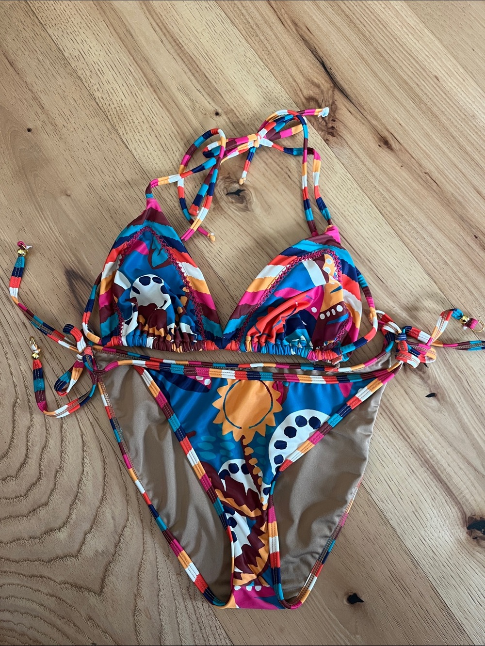 Venus diamond-stitch bikini